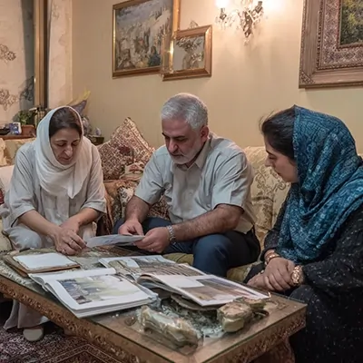 تصویری از مراحل تصمیم گیری مسیر عروسی