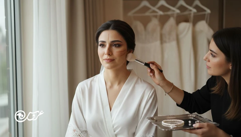 انتخاب سبک میکاپ عروس بر اساس فرم صورت و سبک لباس