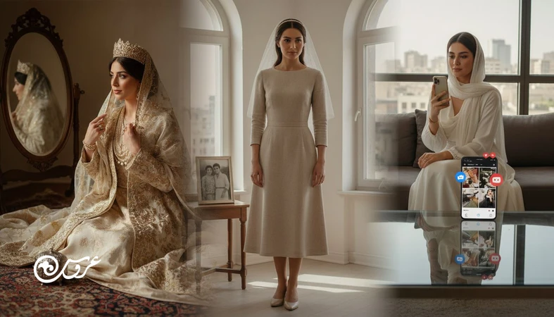 تصویر شاخص از عروس ایرانی در گذر تاریخ؛ از سنت های کهن تا عروس معاصر و تاثیر رسانه بر تصویر عروس