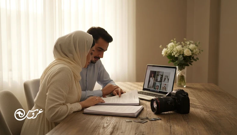 سوالات مهم قبل از قرارداد آتلیه عروسی؛ نمونهکار کافی نیست