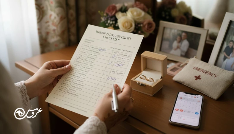 چکپوینتهای روز عروسی؛ در هر ساعت چه چیزی باید کنترل شود؟