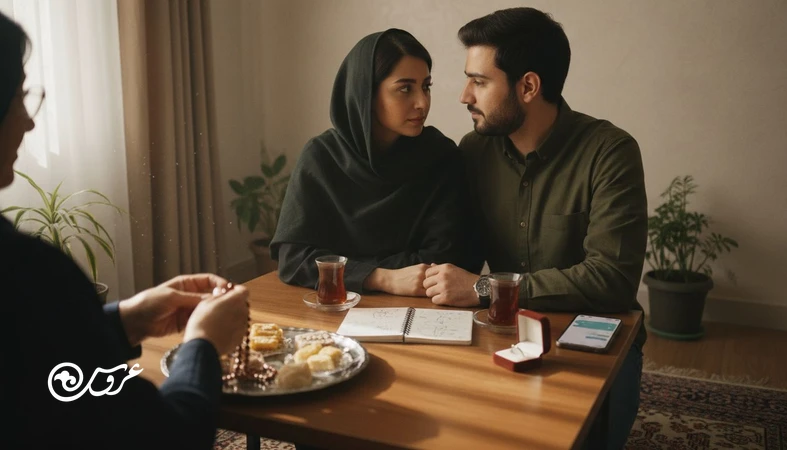گذار از خواستگاری سنتی به آشنایی مدرن در ایران؛ زوج جوان کنار خانواده و نشانه های تصمیم گیری ازدواج