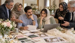 مدیریت عروسی با خانواده درگیر در تصمیم‌گیری: مدل‌های عملی کنترل تنش
